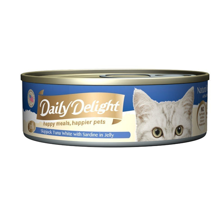 Copy of [24 FOR $24]: Daily Delight Skipjack Tuna in Jelly Wet Cat Food, 80g.Happy Hoomans 