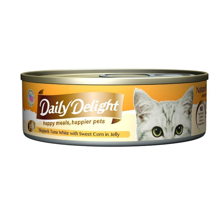 Copy of [24 FOR $24]: Daily Delight Skipjack Tuna in Jelly Wet Cat Food, 80g.Happy Hoomans 