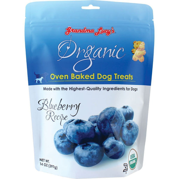 Grandma Lucy's Organic Blueberry Recipe Oven-Baked Dog Treats, 397g - Happy Hoomans