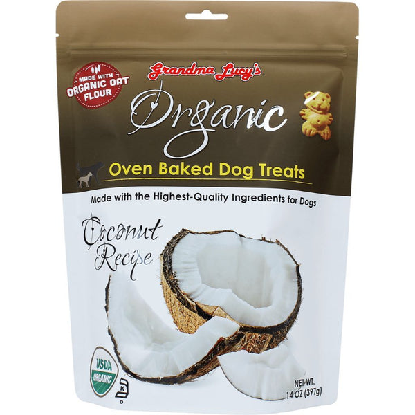 Grandma Lucy's Organic Coconut Recipe Oven-Baked Dog Treats, 397g - Happy Hoomans