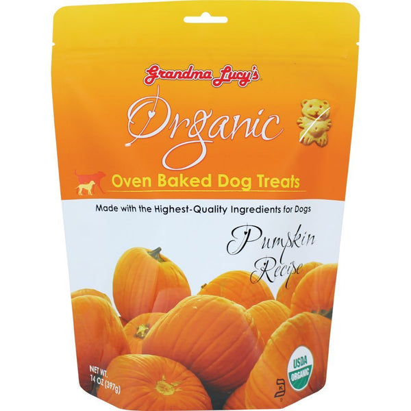 Grandma Lucy's Organic Pumpkin Recipe Oven-Baked Dog Treats, 397g - Happy Hoomans