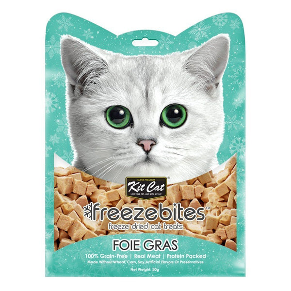 Kit Cat Freezebites Foie Gras Freeze-Dried Cat Treats, 15g - Happy Hoomans