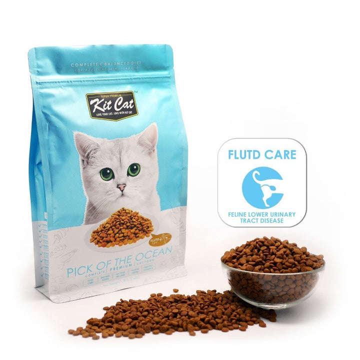 Kit Cat Pick Of The Ocean (Urinary Care) Premium Dry Cat Food (3 Sizes) - Happy Hoomans
