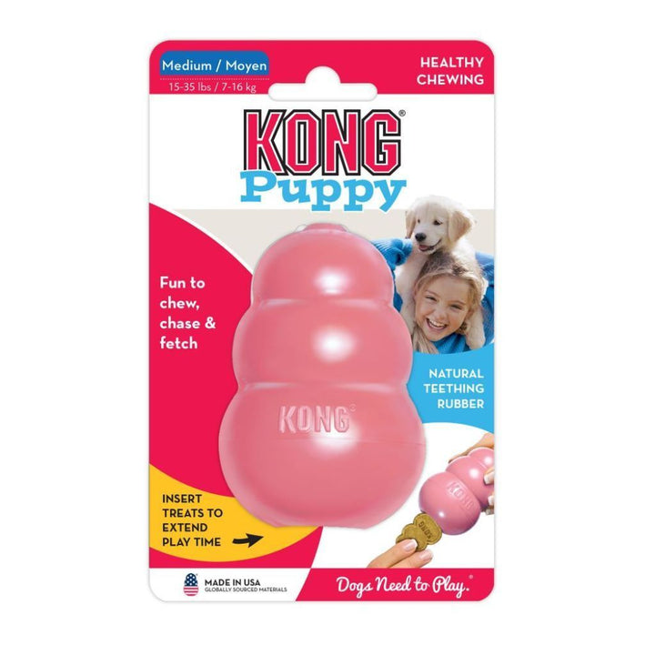 Kong Puppy Rubber Dog Toy (4 Sizes) - Happy Hoomans