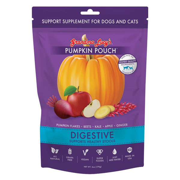 Grandma Lucy's Pumpkin Pouch Digestive Support Pet Supplement, 170g