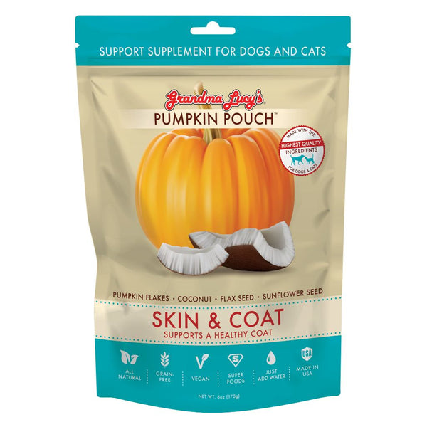 Grandma Lucy's Pumpkin Pouch Skin & Coat Support Pet Supplement, 170g