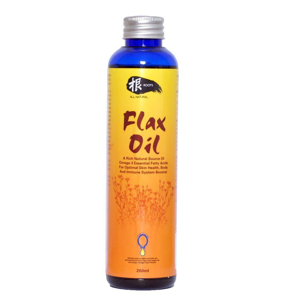 Roots All Natural Flax Oil Pet Supplement, 260ml - Happy Hoomans
