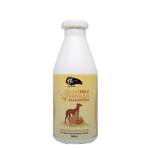Roots GEN Holistic Goat Milk Vanilla Pet Shampoo (3 Sizes) - Happy Hoomans