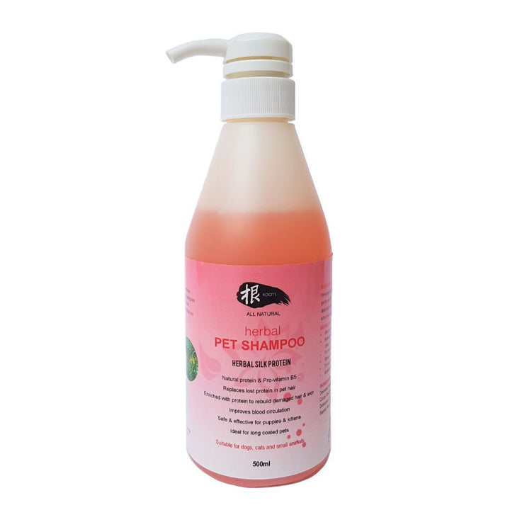 Roots GEN Holistic Herbal Silk Protein Pet Shampoo (3 Sizes) - Happy Hoomans