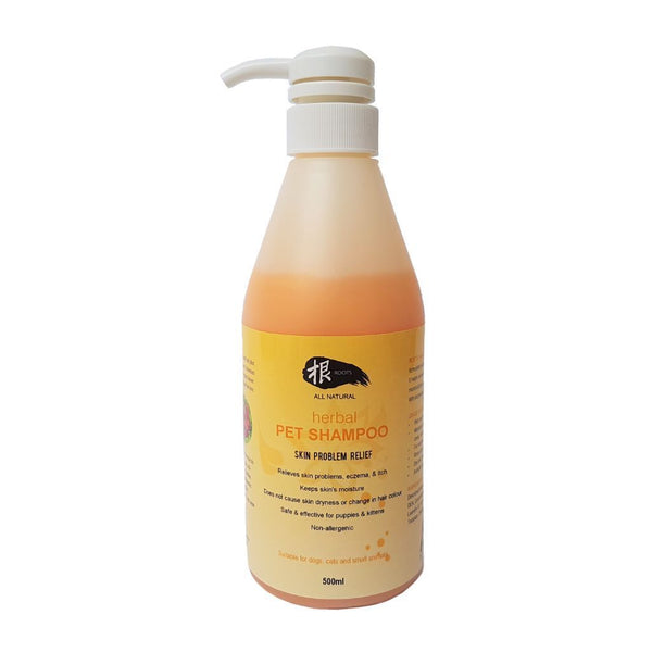 Roots GEN Holistic Herbal Skin Problem Relief Pet Shampoo (3 Sizes) - Happy Hoomans