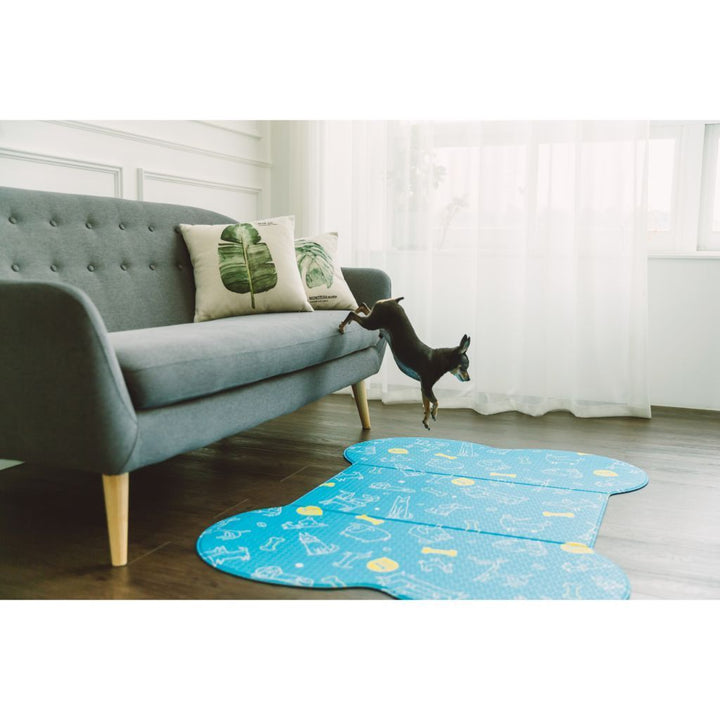 Sapsal Waterproof Pet Soft Mat - Blue (2 Sizes) - Happy Hoomans