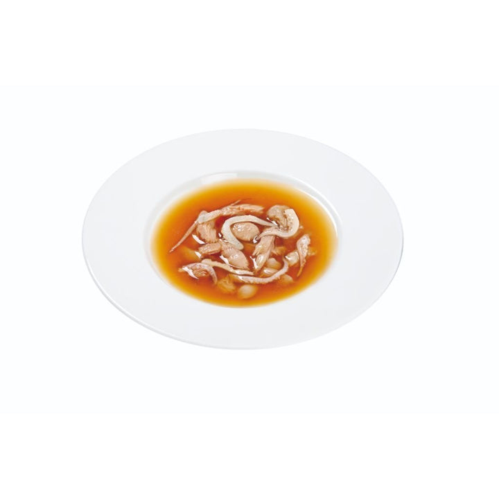 Schesir Soup with Wild Tuna & Squid Wet Cat Food, 85g - Happy Hoomans