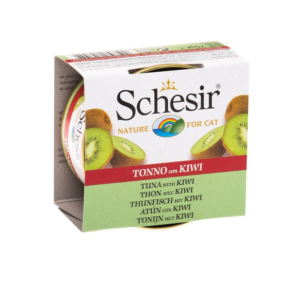 Schesir Tuna with Kiwi Canned Cat Food, 75g - Happy Hoomans