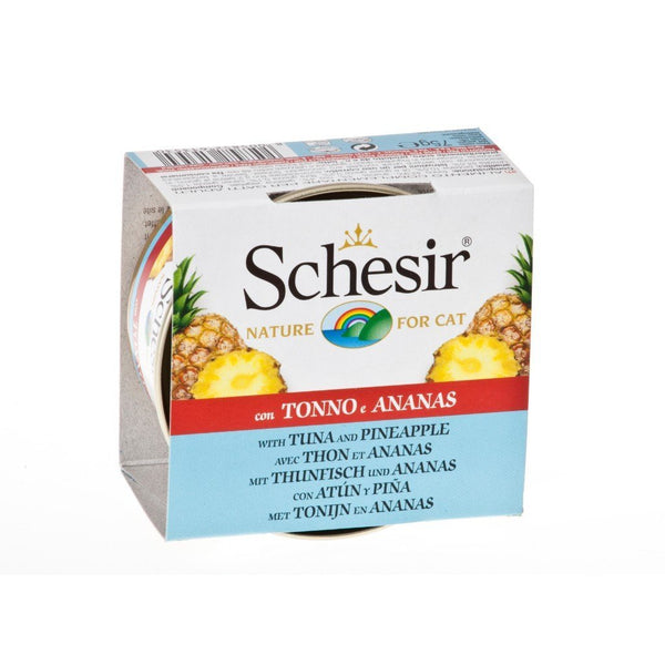 Schesir Tuna with Pineapple Canned Cat Food, 75g - Happy Hoomans