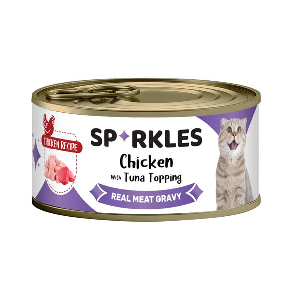 Sparkles Colours Chicken with Tuna Wet Cat Food, 70g