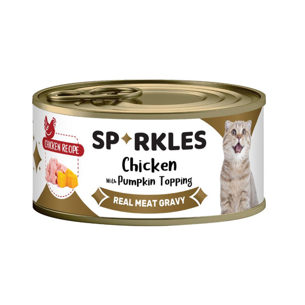 Sparkles Colours Chicken with Pumpkin Wet Cat Food, 70g