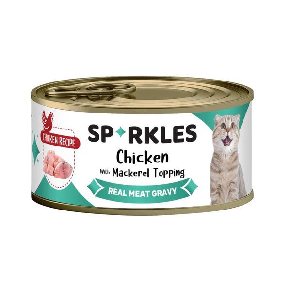 Sparkles Colours Chicken with Mackerel Wet Cat Food, 70g