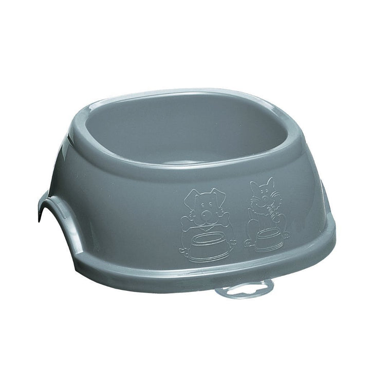 Stefanplast Break Square Pet Bowl - Steel Blue (5 Sizes) - Happy Hoomans