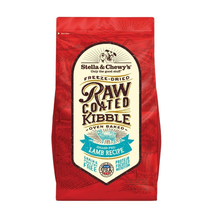 Stella & Chewy's Lamb Freeze-Dried Raw Coated Kibble Dry Dog Food (2 Sizes) - Happy Hoomans