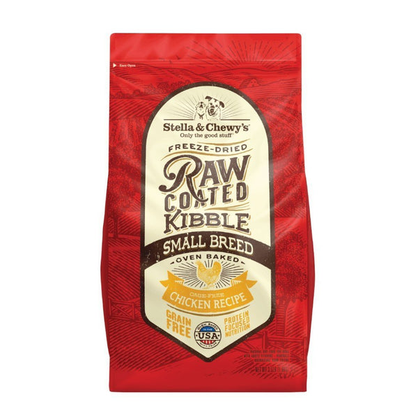 Stella & Chewy's Small Breed Chicken Freeze-Dried Raw Coated Kibble Dry Dog Food, 3.5lb - Happy Hoomans