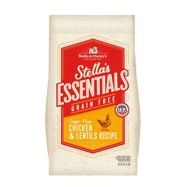 Stella & Chewy's Stella's Essentials Grain-Free Chicken & Lentils Recipe Dry Dog Food (2 Sizes) - Happy Hoomans
