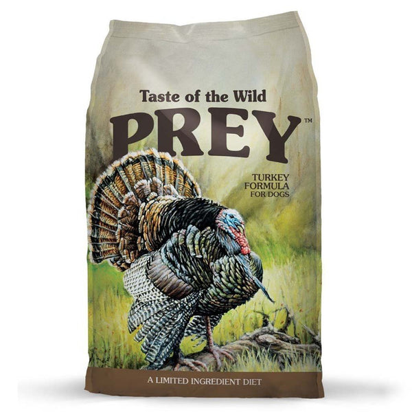 Taste Of The Wild PREY Turkey Limited Ingredients Formula Dry Dog Food (2 Sizes) - Happy Hoomans