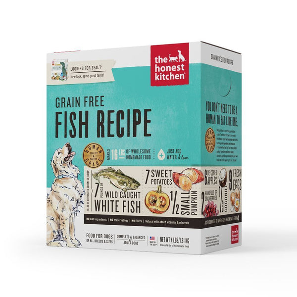 The Honest Kitchen Grain-Free Fish Recipe Dehydrated Dog Food (2 Sizes) - Happy Hoomans
