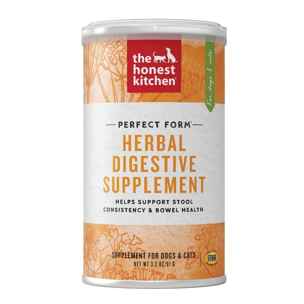 The Honest Kitchen Perfect Form Herbal Digestive Pet Supplement, 91g - Happy Hoomans