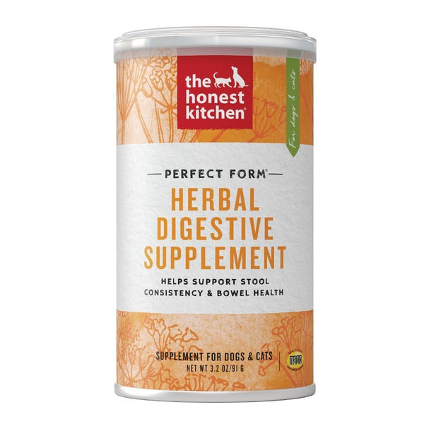 The Honest Kitchen Perfect Form Herbal Digestive Pet Supplement, 91g - Happy Hoomans