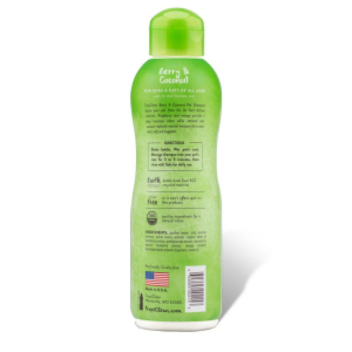 Tropiclean Berry & Coconut Pet Shampoo, 12oz - Happy Hoomans