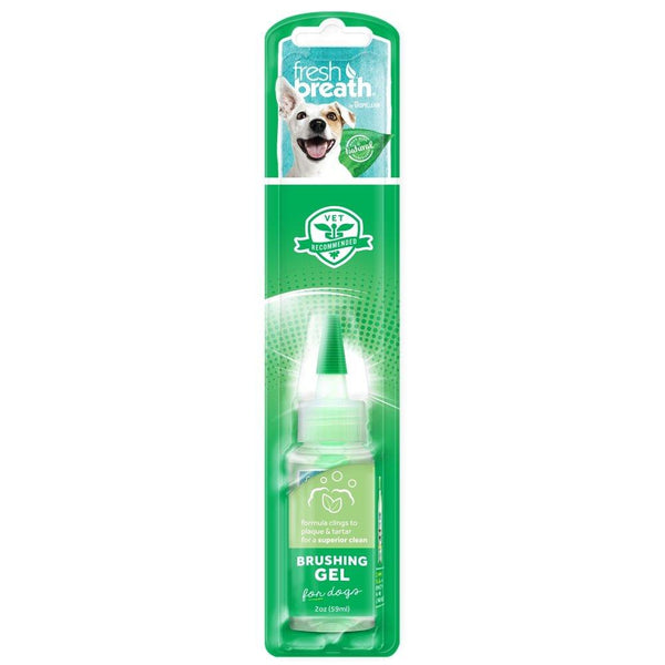 Tropiclean Fresh Breath Brushing Gel for Dogs, 2 oz - Happy Hoomans