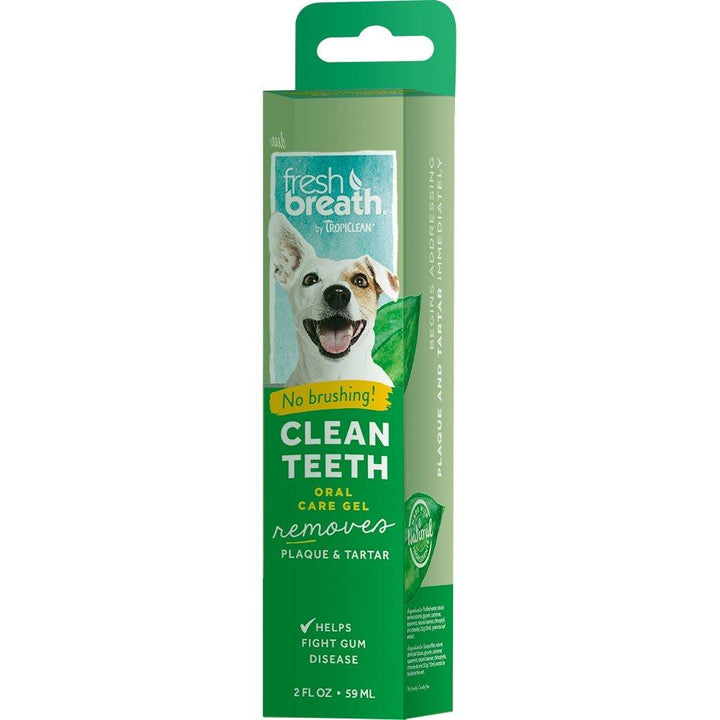 Tropiclean Fresh Breath Clean Teeth Gel for Dogs (2 Sizes) - Happy Hoomans