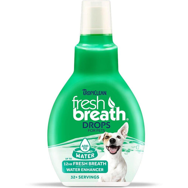 Tropiclean Fresh Breath Drops for Pets, 2.2 fl oz - Happy Hoomans