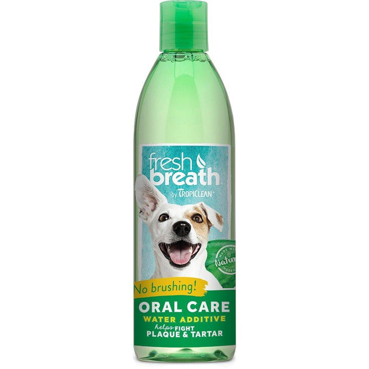 Tropiclean Fresh Breath Oral Care Water Additive for Dogs (2 Sizes) - Happy Hoomans