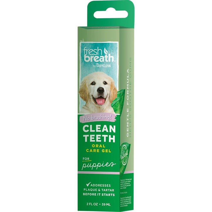 Tropiclean Fresh Breath Puppy Clean Teeth Gel, 2 oz - Happy Hoomans