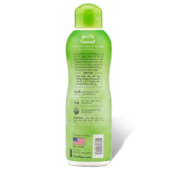 Tropiclean Gentle Coconut Pet Shampoo (Hypoallergenic), 12oz - Happy Hoomans