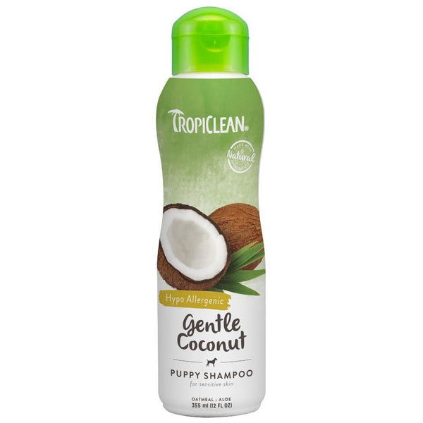 Tropiclean Gentle Coconut Pet Shampoo (Hypoallergenic), 12oz - Happy Hoomans