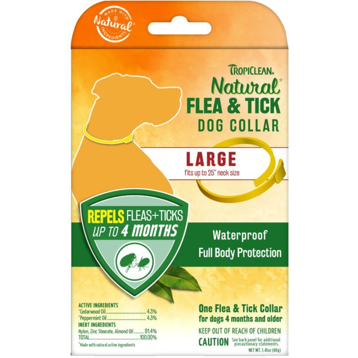 Tropiclean Natural Flea & Tick Dog Collar - Happy Hoomans