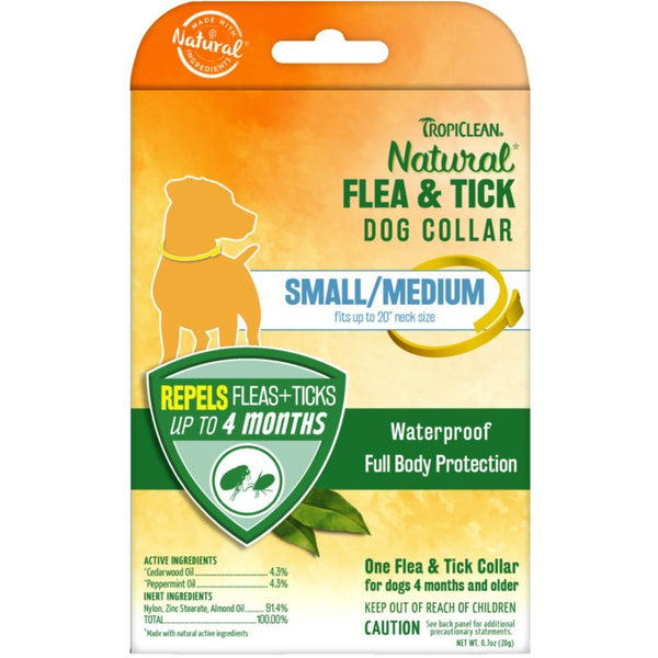 Tropiclean Natural Flea & Tick Dog Collar - Happy Hoomans