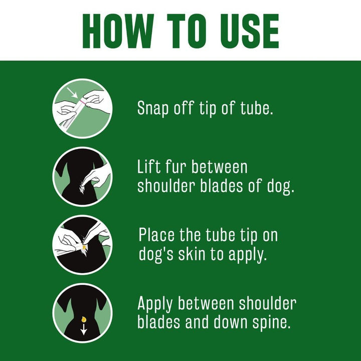 Tropiclean Natural Flea & Tick Dog Spot-on Treatment - Happy Hoomans