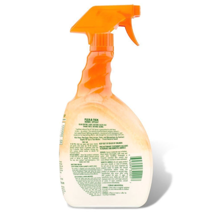 Tropiclean Natural Flea & Tick Home Spray, 32oz - Happy Hoomans