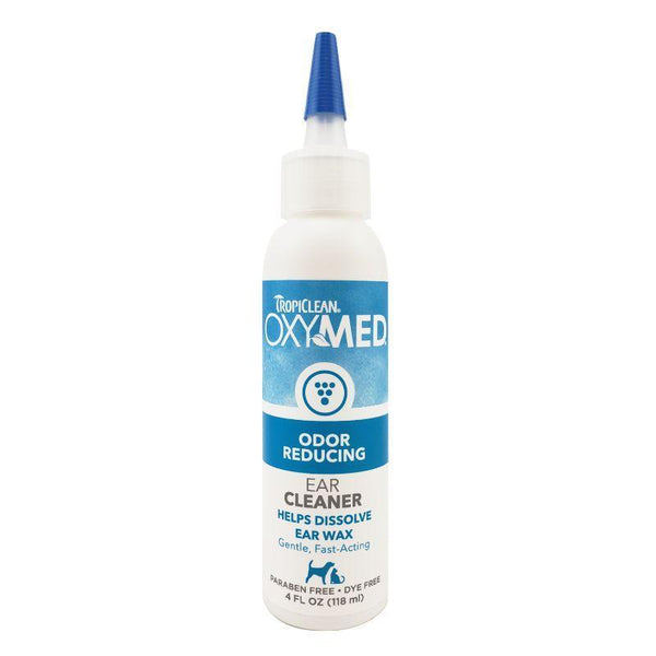 TropiClean OxyMed Ear Cleaner, 4 oz - Happy Hoomans