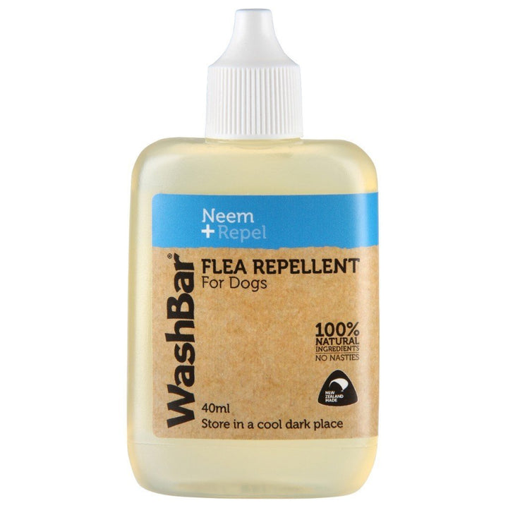 WashBar 100% Natural Flea Repellent, 40ml - Happy Hoomans