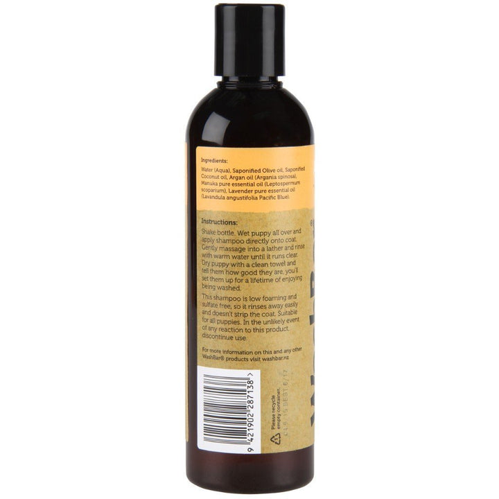 WashBar Argan & Lavender Natural Puppy Shampoo, 250ml - Happy Hoomans