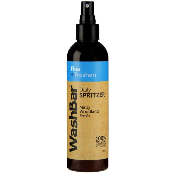 WashBar Flea & Freshen Natural Daily Spritzer, 250ml - Happy Hoomans