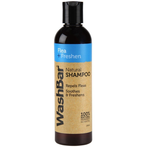 WashBar Flea & Freshen Natural Dog Shampoo, 250ml - Happy Hoomans