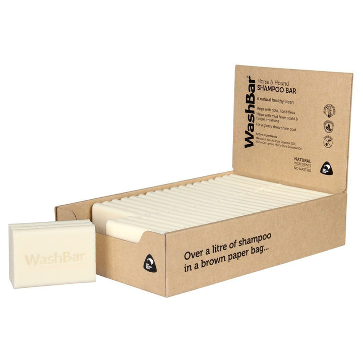 WashBar Horse & Hound Shampoo Bar Soap, 185g - Happy Hoomans