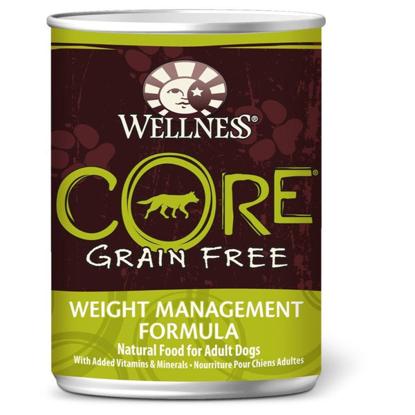 Wellness CORE Grain-Free Weight Management Formula Canned Dog Food, 354g - Happy Hoomans