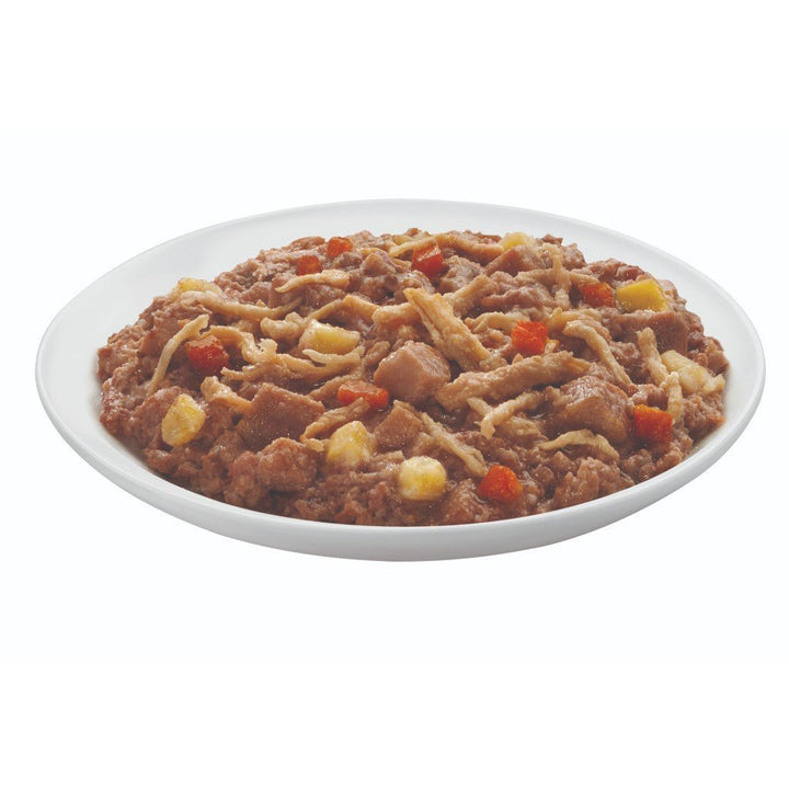 Wellness Petite Entrees Shredded Medley with Braised Lamb, Venison, White Sweet Potatoes & Carrots Grain-Free Wet Dog Food, 85g - Happy Hoomans