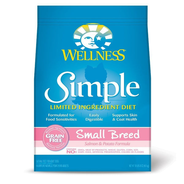 Wellness Simple Small Breed Formula Grain-Free Dry Dog Food, 4.5lb - Happy Hoomans